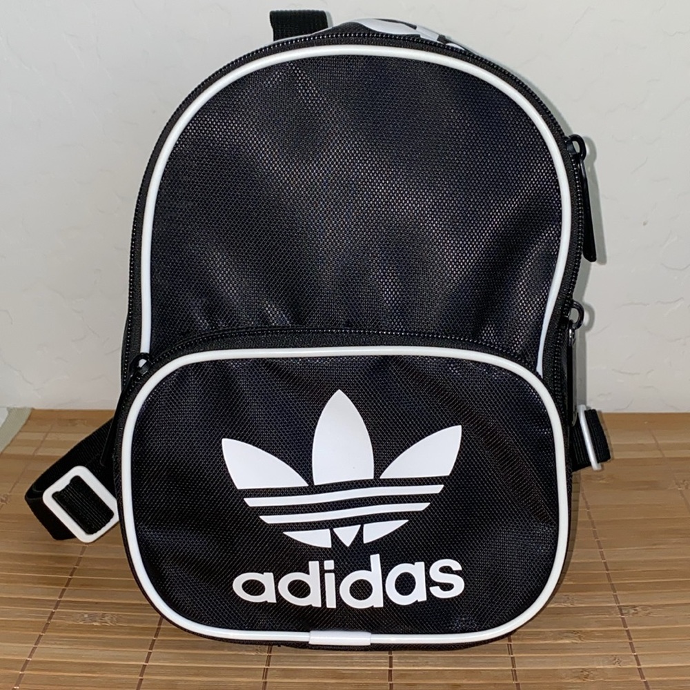 Adidas Women's Santiago Black Mini Backpack, Black, Like New